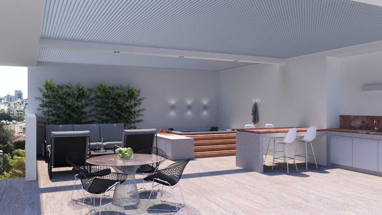 Atlas Residence_Roof Garden_View 2