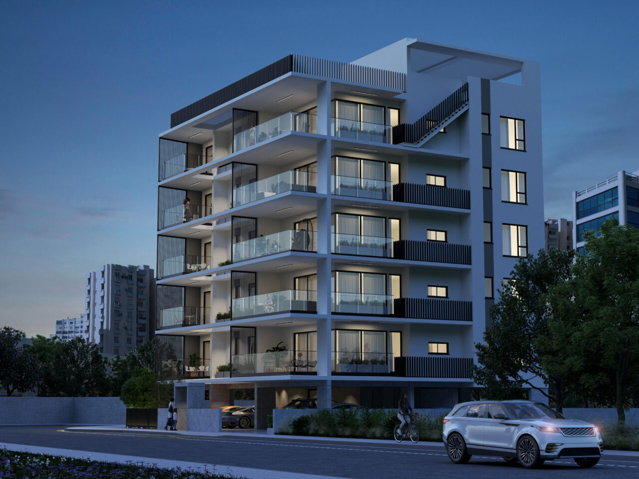 Atlas Residence_View 1 (Evening)